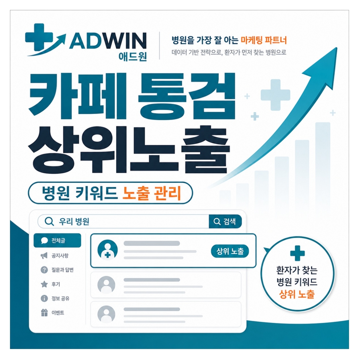 병원 카페 통검 상위노출